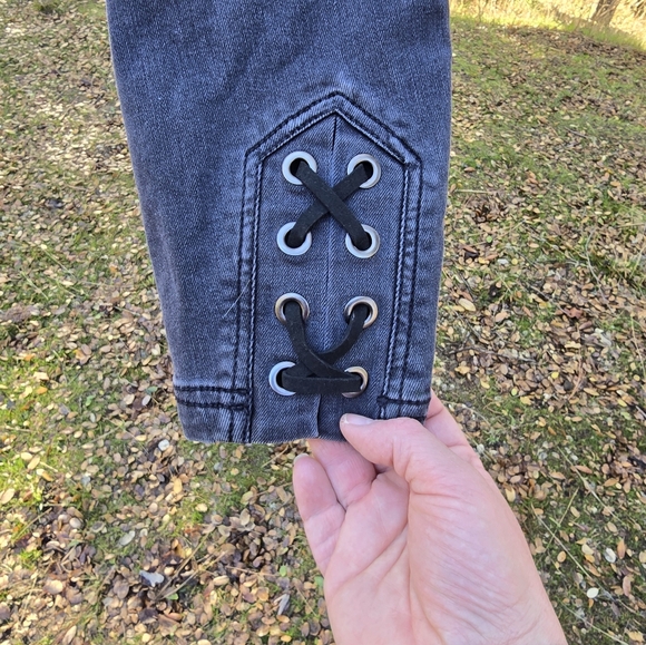 Dark Greu Denim Jacket - Picture 4 of 5